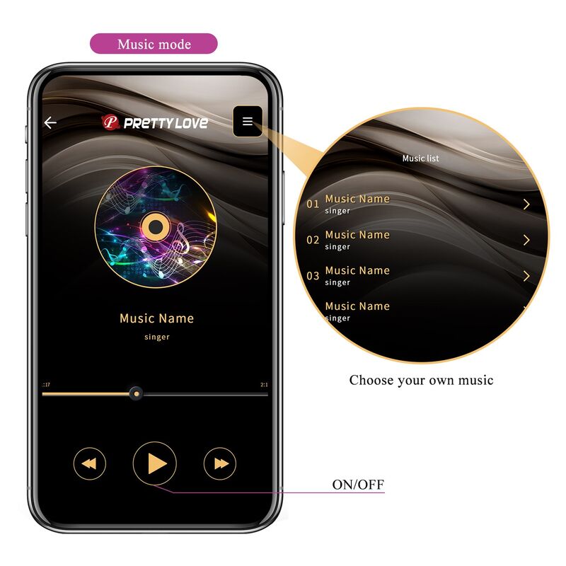 PRETTY LOVE – PULSIERENDES VIBRATIONS-EI MIT APP-STEUERUNG, 12 FUNKTIONEN, USB-AUFLADBAR, PINK – Bild 11