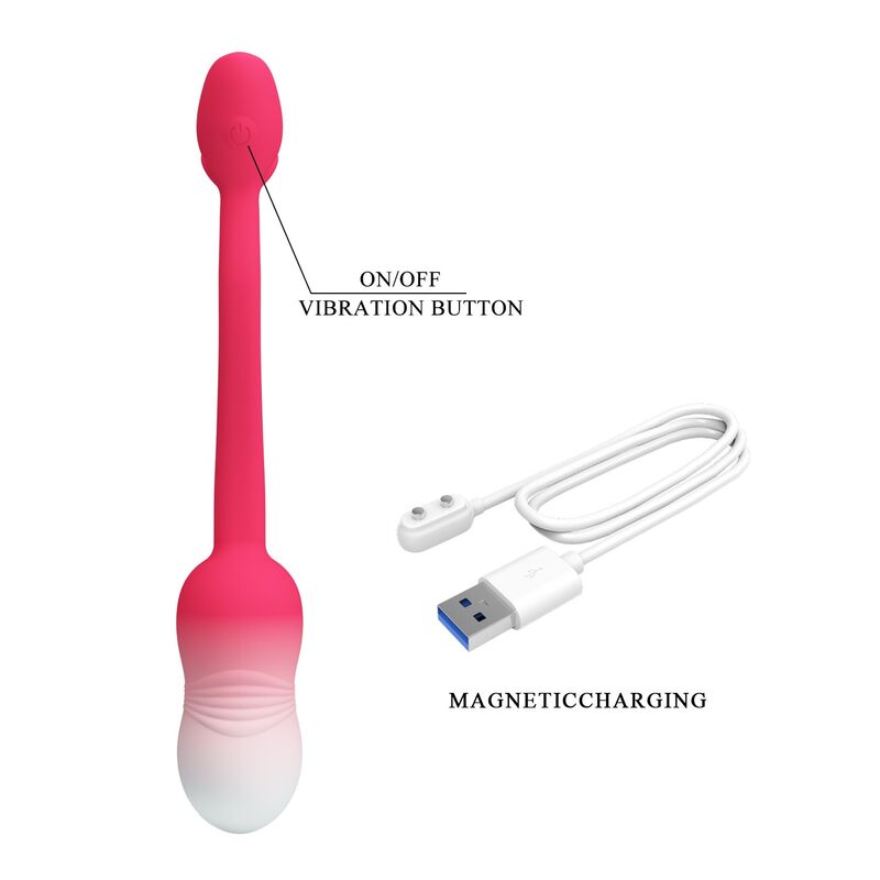 PRETTY LOVE – PULSIERENDES VIBRATIONS-EI MIT APP-STEUERUNG, 12 FUNKTIONEN, USB-AUFLADBAR, PINK – Bild 18