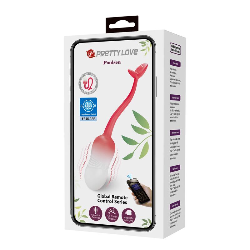 PRETTY LOVE – PULSIERENDES VIBRATIONS-EI MIT APP-STEUERUNG, 12 FUNKTIONEN, USB-AUFLADBAR, PINK – Bild 20