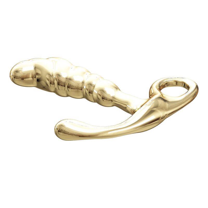PRETTY LOVE – JACK PROSTATAMASSAGEGERÄT AUS ZINKLEIDE, GOLD – Bild 5