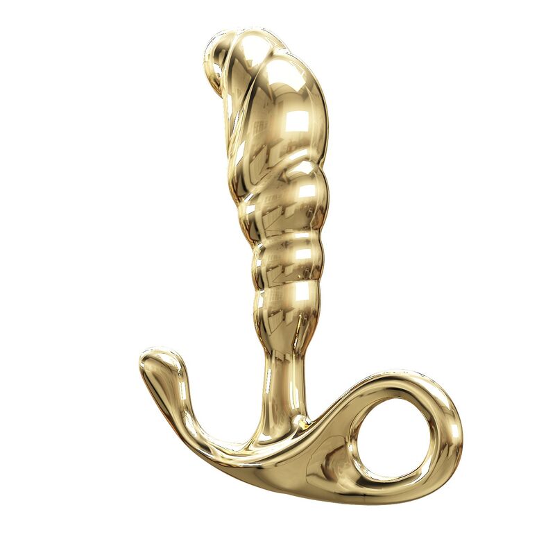PRETTY LOVE – JACK PROSTATAMASSAGEGERÄT AUS ZINKLEIDE, GOLD – Bild 4