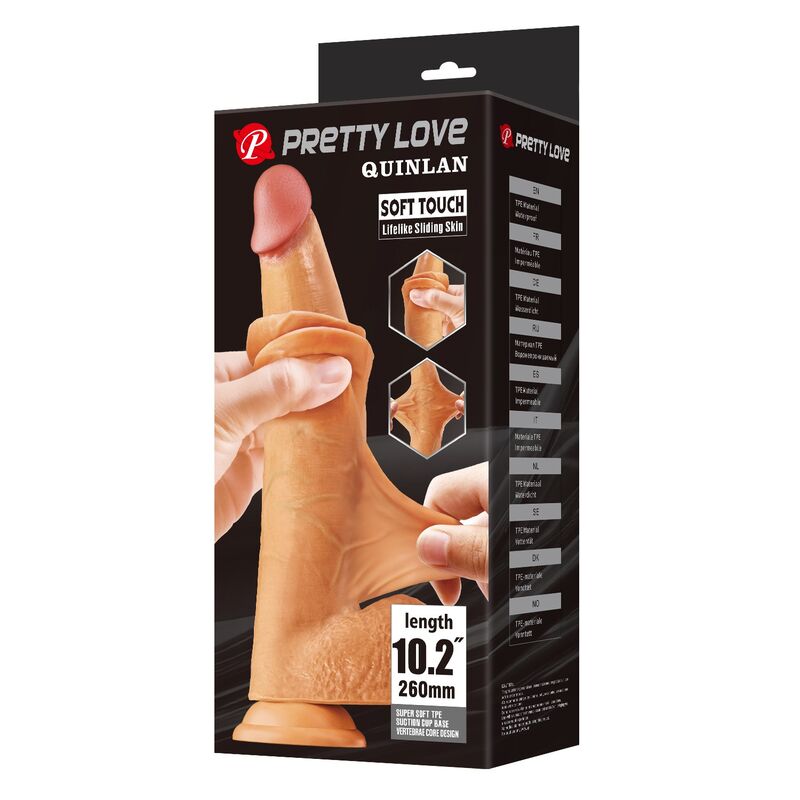 PRETTY LOVE - QUINLAN REALISTISCHER DILDO 26 CM Ø 5,5 CM NATÜRLICH – Bild 4