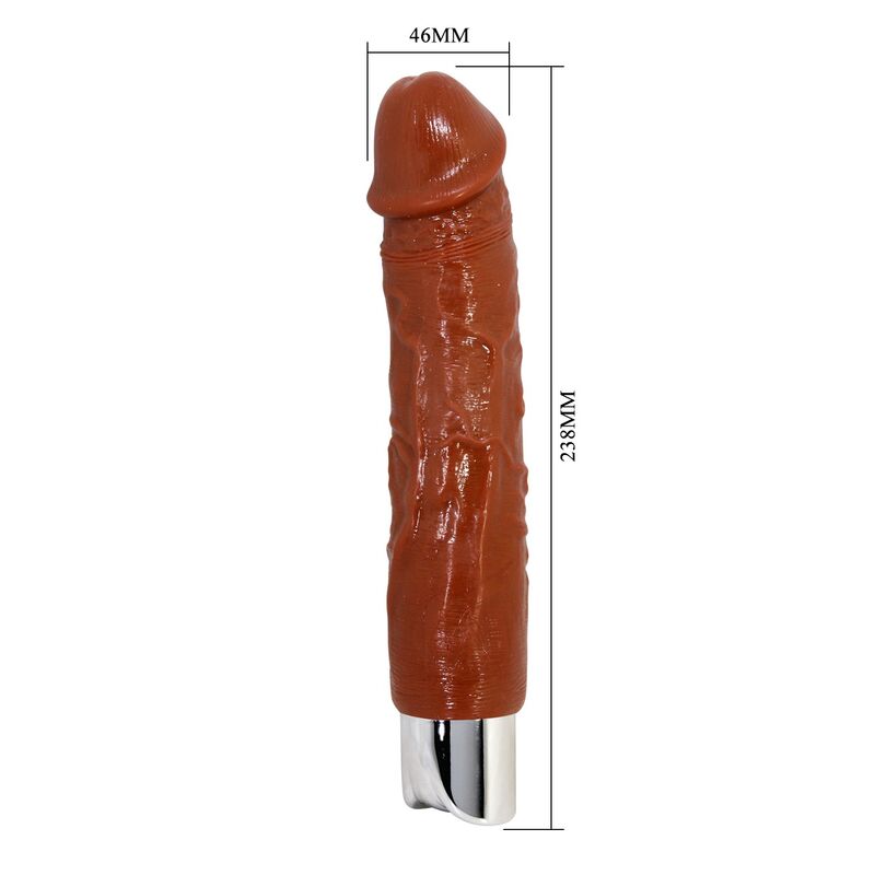 PRETTY LOVE - PRO REALISTISCHER VIBRATOR 23,5 CM Ø 4,8 CM BRAUN – Bild 4