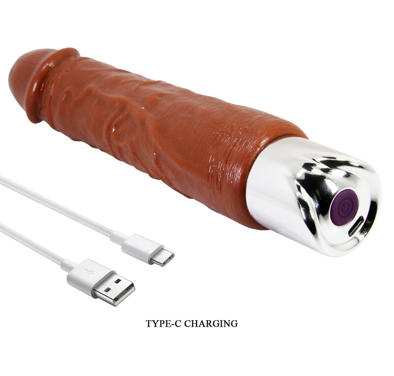 PRETTY LOVE - PRO REALISTISCHER VIBRATOR 23,5 CM Ø 4,8 CM BRAUN – Bild 3