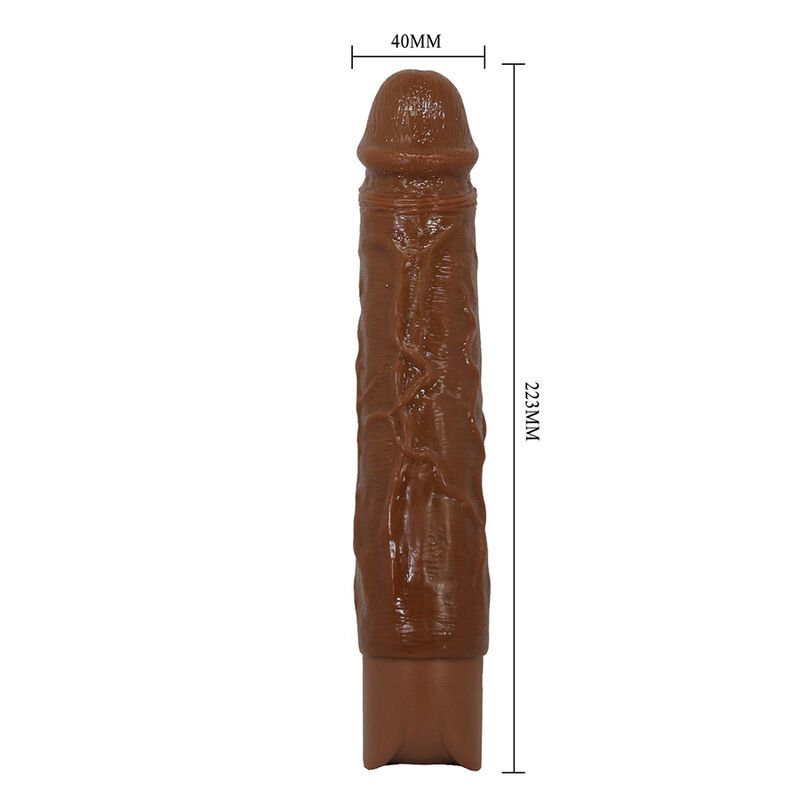 PRETTY LOVE - OWEN REALISTISCHER VIBRATOR 22,5 CM Ø 4,5 CM BRAUN – Bild 9