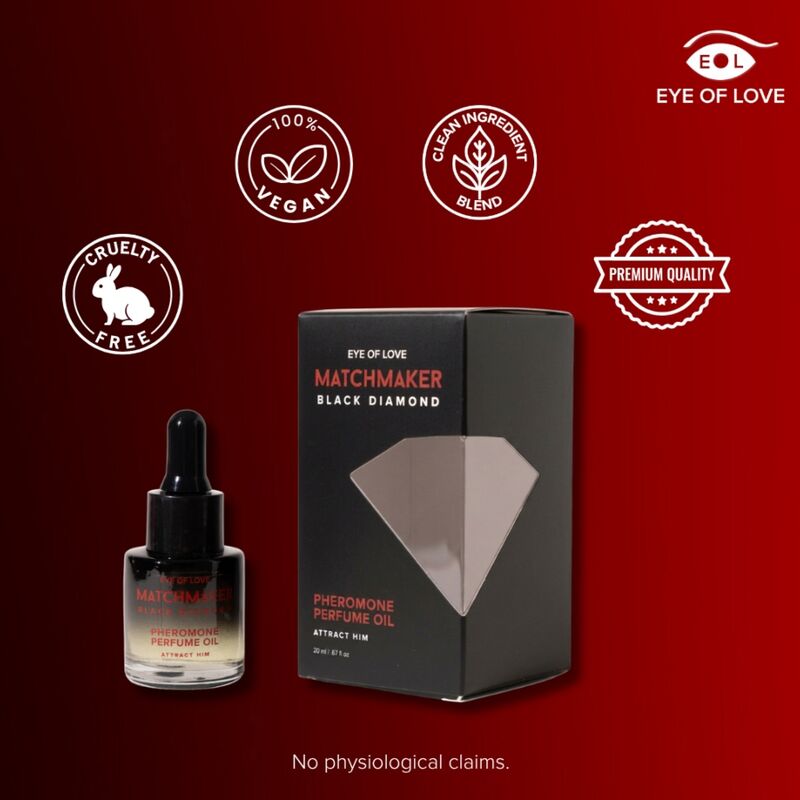 EYE OF LOVE – MATCHMAKER BLACK DIAMOND PHEROMON PARFÜMÖL 20 ML – Bild 5
