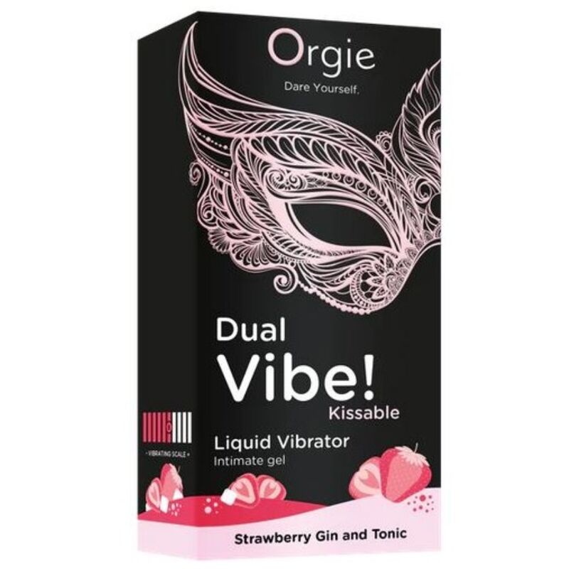 ORGIE - DUAL VIBE! ERDBEER-GIN-TONIC-VIBRATOR ZUM KÜSSEN, 15 ML – Bild 4