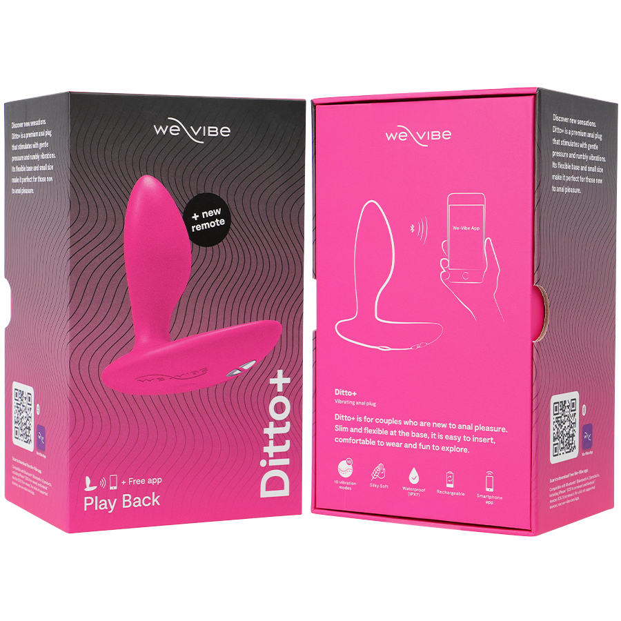 WE-VIBE - DITTO+ PLUG ANAL VIBRADOR ROSA – Bild 7