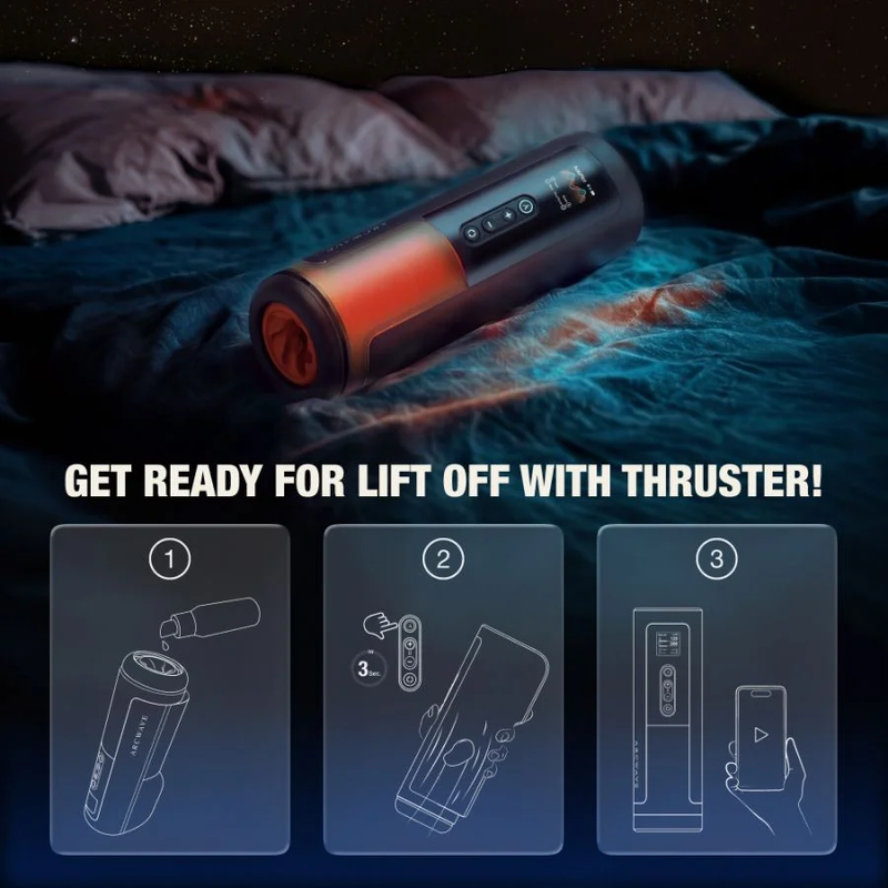 ARCWAVE - THRUSTER AUTOMATISCHER MÄNNLICHER STROKER MIT STOSSBEWEGUNG, ROTATION UND STEUERUNG – Bild 10