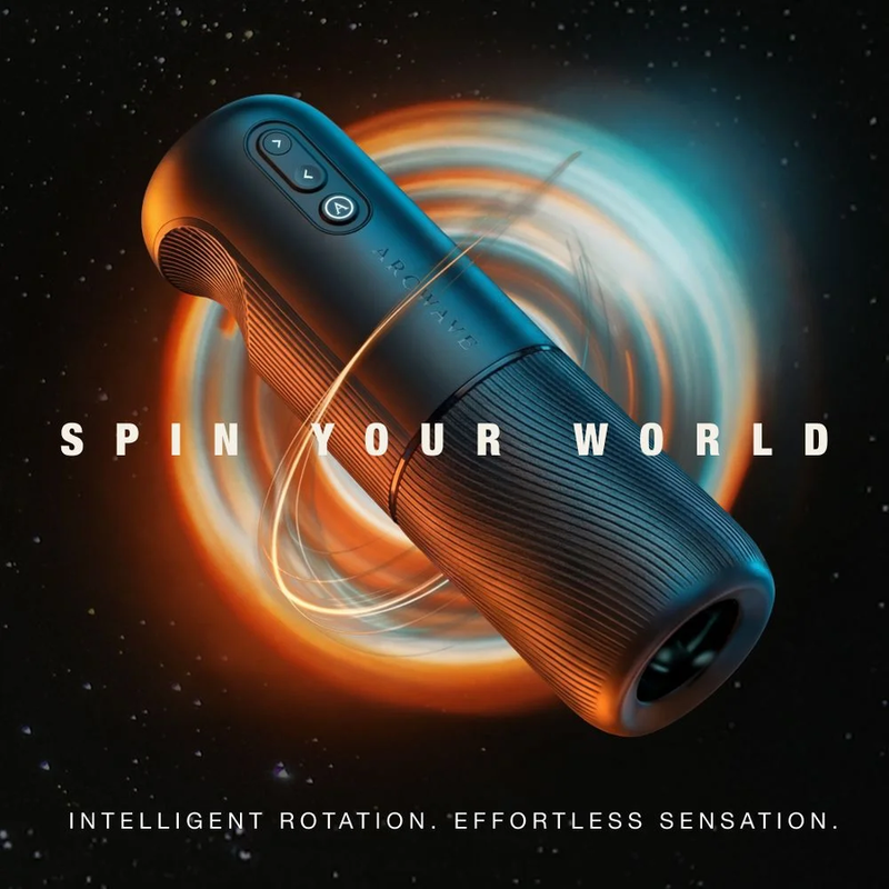 ARCWAVE - ORBIT 360° DREHBARER MÄNNLICHER MASTURBATOR MIT APP-STEUERUNG SCHWARZ – Bild 12