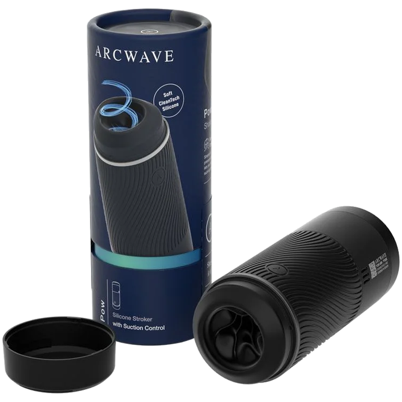 ARCWAVE - POW MANUELLER STROKER MIT SAUGKONTROLLE SCHWARZ – Bild 3