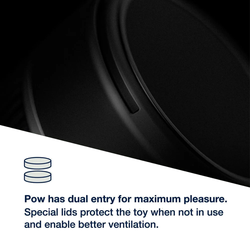 ARCWAVE - POW MANUELLER STROKER MIT SAUGKONTROLLE SCHWARZ – Bild 4