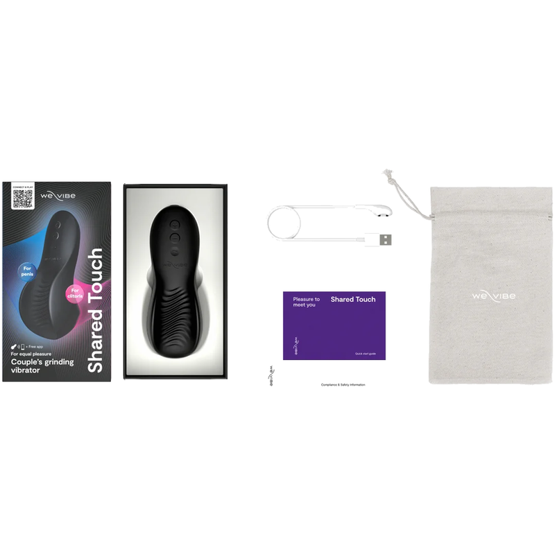 WE-VIBE - SHARED TOUCH DOPPELSEITIGER PAARVIBRATOR SCHWARZ – Bild 7