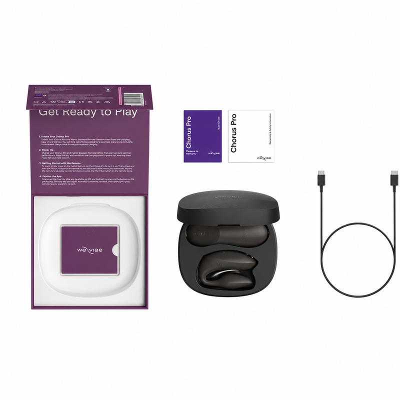 WE-VIBE - CHORUS PRO PREMIUM PAARVIBRATOR SATIN SCHWARZ – Bild 7