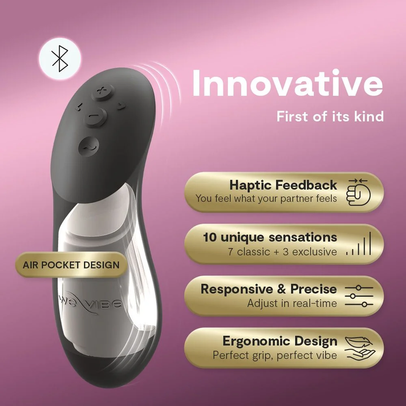 WE-VIBE - CHORUS PRO PREMIUM PAARVIBRATOR SATIN SCHWARZ – Bild 4