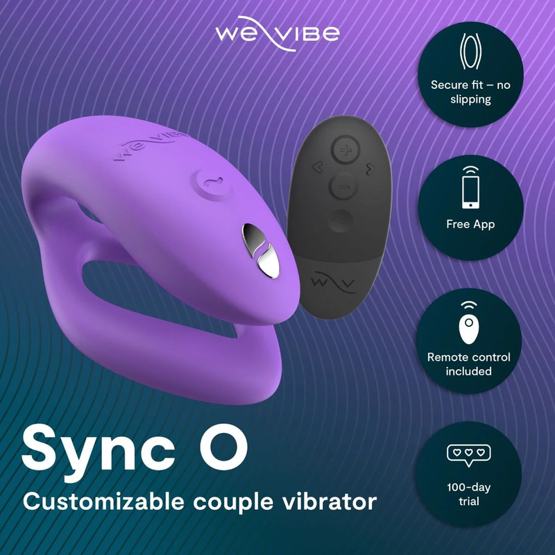 WE-VIBE - SYNC O WRAPPING-STIMULATIONS-PAARVIBRATOR LICHTLILA – Bild 4