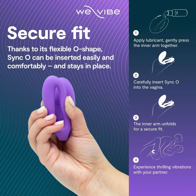 WE-VIBE - SYNC O WRAPPING-STIMULATIONS-PAARVIBRATOR LICHTLILA – Bild 9