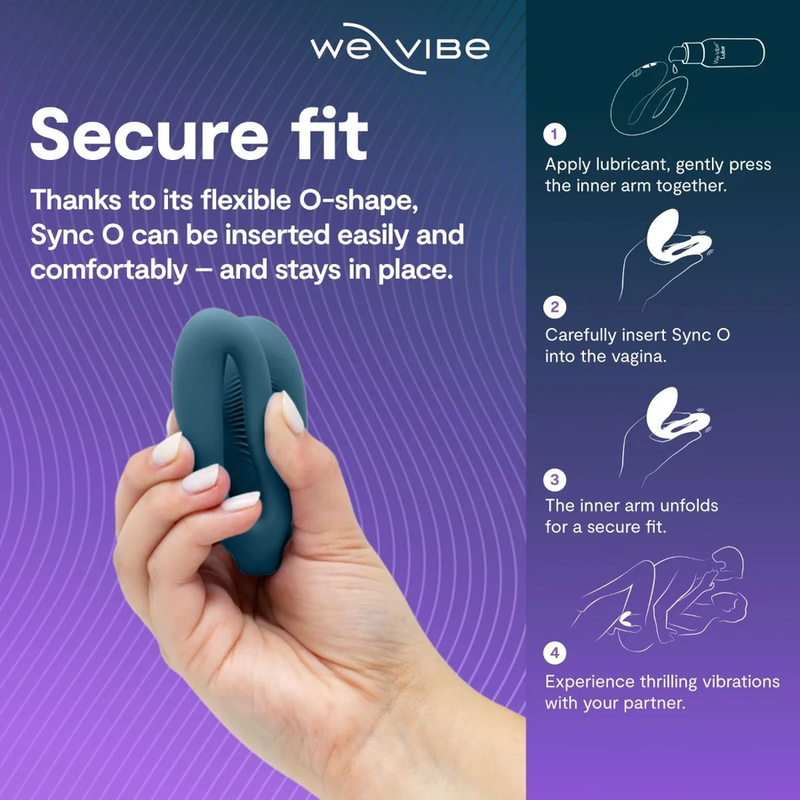 WE-VIBE - SYNC 2 VERSTELLBARER PAARVIBRATOR SAMTGRÜN – Bild 7