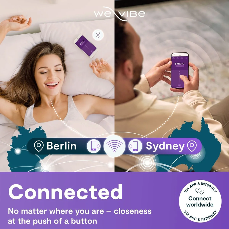 WE-VIBE - SYNC 2 VERSTELLBARER PAARVIBRATOR SAMTGRÜN – Bild 3