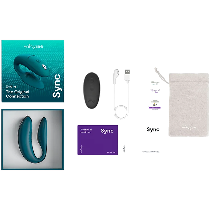 WE-VIBE - SYNC 2 VERSTELLBARER PAARVIBRATOR SAMTGRÜN – Bild 8
