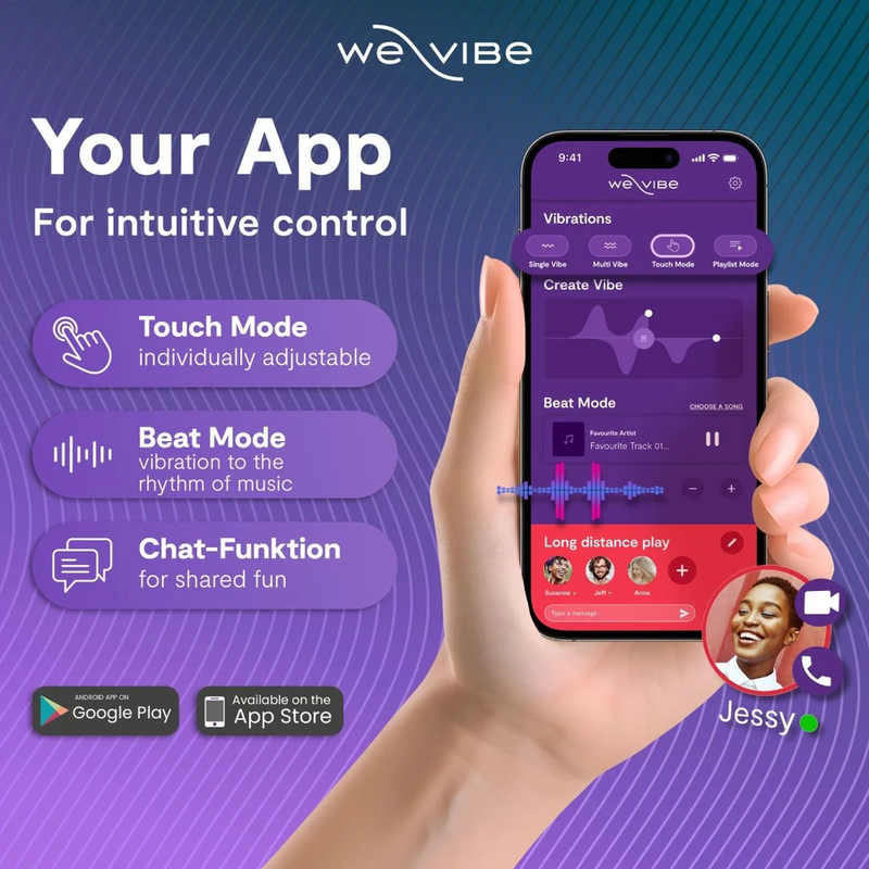 WE-VIBE - SYNC 2 VERSTELLBARER PAARVIBRATOR SAMTGRÜN – Bild 4