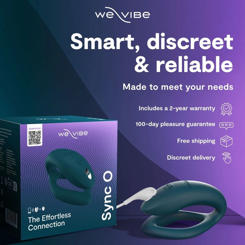 WE-VIBE - SYNC 2 VERSTELLBARER PAARVIBRATOR SAMTGRÜN – Bild 5