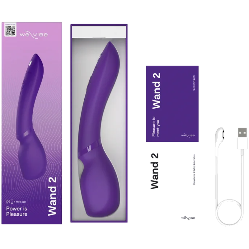 WE-VIBE - WAND 2 WIEDERAUFLADBARER KÖRPERMASSAGEGERÄT LILA – Bild 5