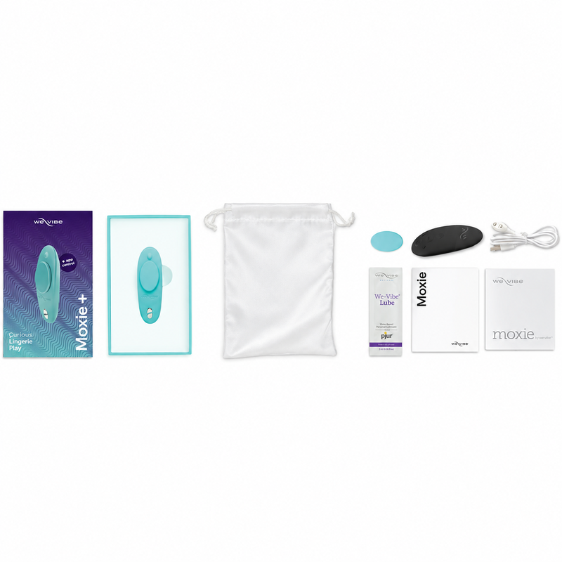 WE-VIBE - MOXIE+ MAGNETCLIP-PANTY-VIBRATOR AQUA – Bild 4