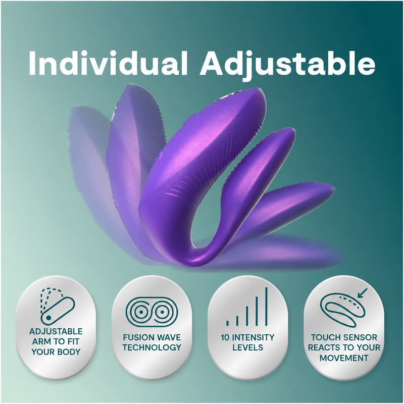 WE-VIBE - CHORUS PRO PREMIUM PAARVIBRATOR COSMIC PURPLE – Bild 5