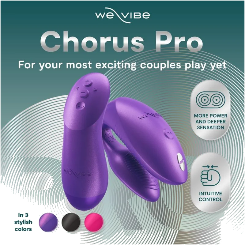 WE-VIBE - CHORUS PRO PREMIUM PAARVIBRATOR COSMIC PURPLE – Bild 8